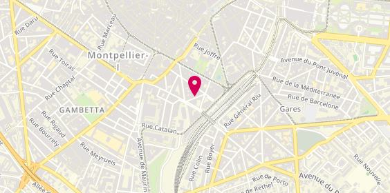 Plan de Gazette café, 6 Rue Levat, 34000 Montpellier