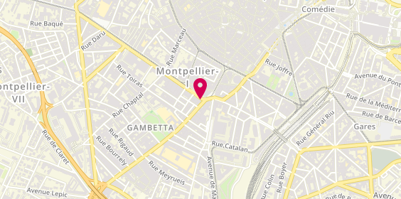 Plan de Le Dôme, 2 avenue Georges Clemenceau, 34000 Montpellier