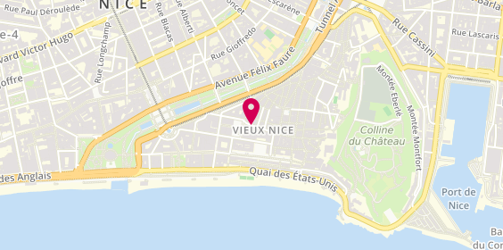 Plan de King's Pub, 15 Rue de la Préfecture, 06300 Nice
