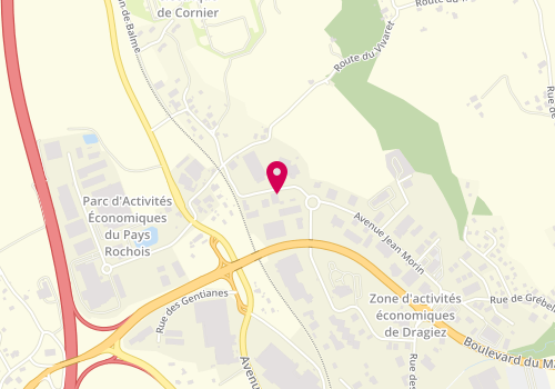 Plan de A+ Events, La
111 Rue Vergers Zone Industrielle des Dragiez, 74800 La Roche-sur-Foron
