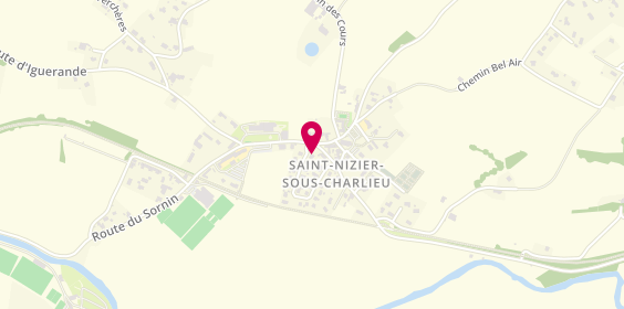 Plan de S And J Animation, 33 Allée Vauvrille, 42190 Saint-Nizier-sous-Charlieu