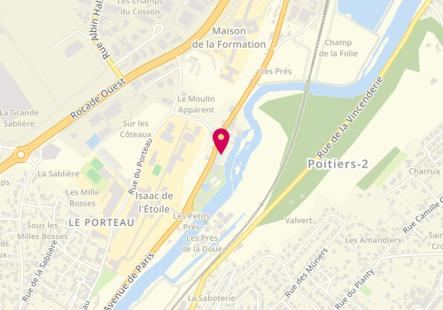 Plan de Sonomax, 150 avenue de Paris, 86000 Poitiers