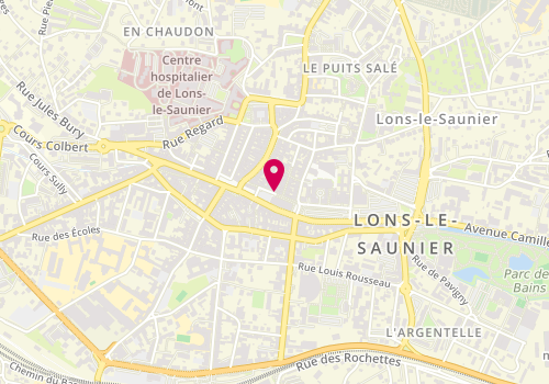 Plan de La Paix, 10 Rue de Ronde, 39000 Lons-le-Saunier