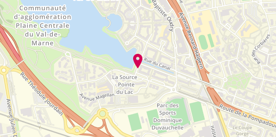 Plan de AV DJ Paris, 6 Rue des Batillages, 94000 Créteil