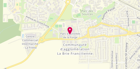 Plan de L'Agence Tout Mix, 18 Rue de Pontault, 77680 Roissy-en-Brie