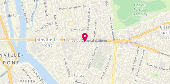 Plan de Le Mocca, 34 avenue du Général Gallieni, 94340 Joinville-le-Pont