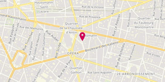 Plan de Doriimu 多瑞姆 - Bubble Tea & Fruit Tea Bar, 10 Rue de la Chau. d'Antin, 75009 Paris