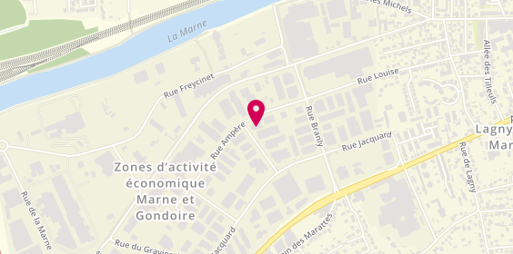 Plan de Plug And Play, 1 Rue Claude Chappe, 77400 Lagny-sur-Marne