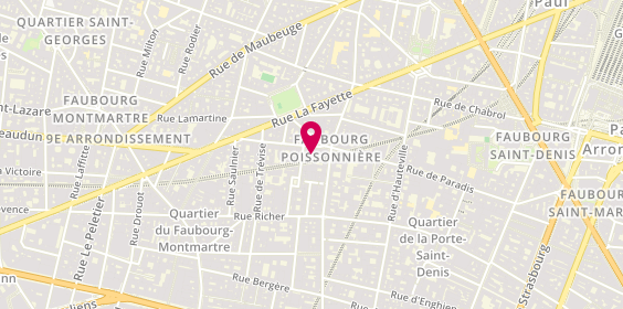 Plan de Lol Evènements, 3 Rue Bleue, 75009 Paris