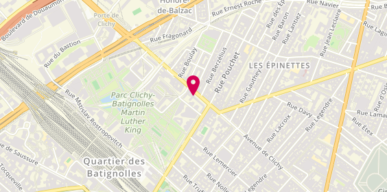 Plan de Le Sahel, 159 avenue de Clichy, 75017 Paris