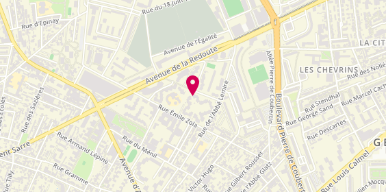 Plan de Inji Events, 14 Rue Gaston Bonnier, 92600 Asnières-sur-Seine