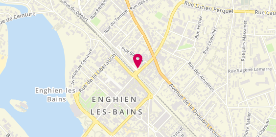 Plan de Music Partner's, 13 place du Maréchal Foch, 95880 Enghien-les-Bains