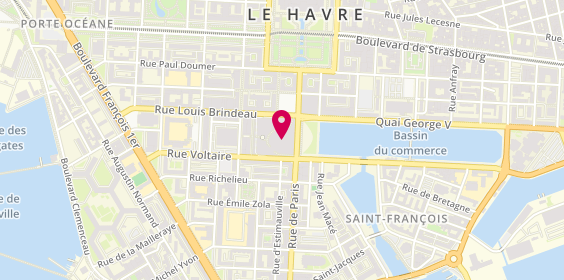 Plan de LE VOLCAN scène nationale du Havre, 8 Place Oscar Niemeyer, 76600 Le Havre